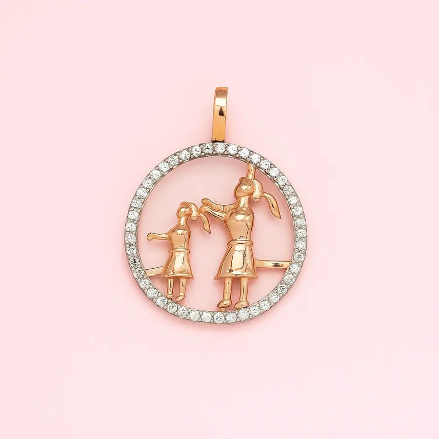 Hair Tie Gold Pendant