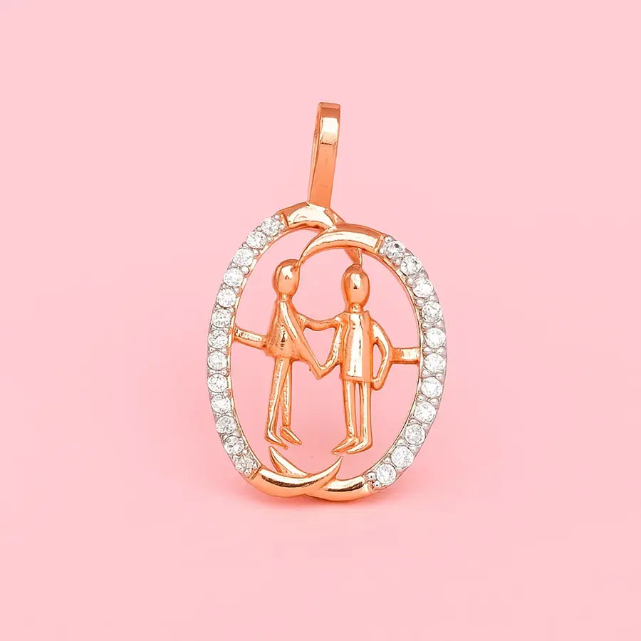Handshake Gold Pendant