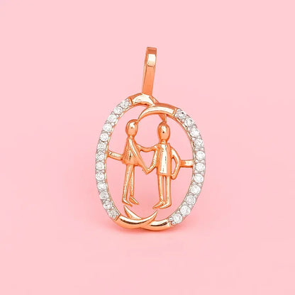 Handshake Gold Pendant