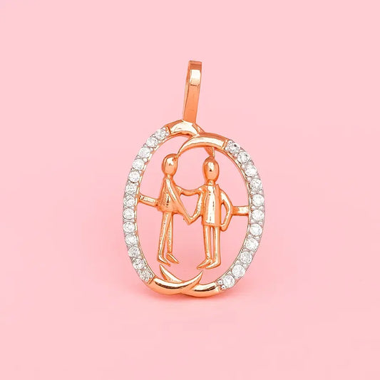 Handshake Gold Pendant