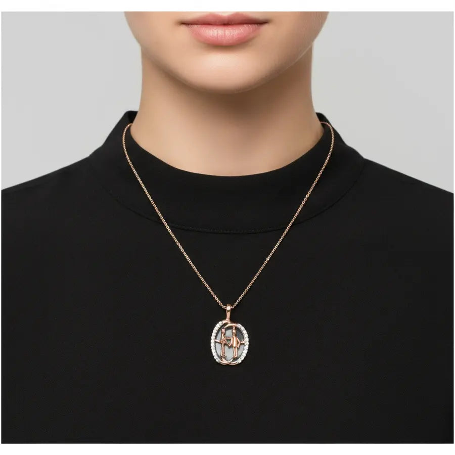 Handshake Gold Pendant