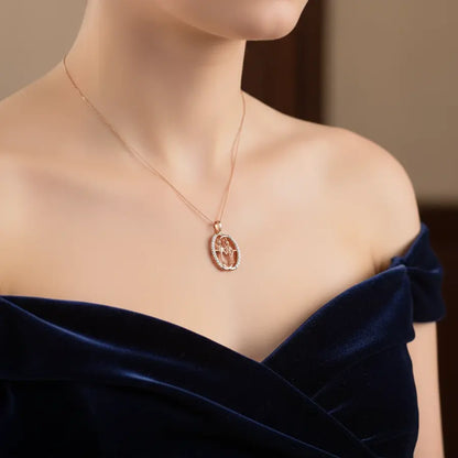 Handshake Gold Pendant
