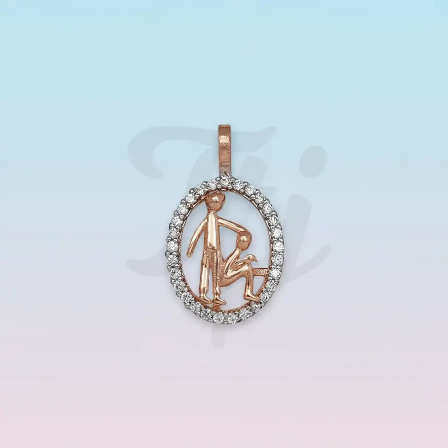 Father Bless Gold Pendant