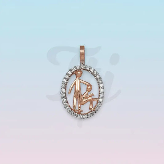 Father Bless Gold Pendant