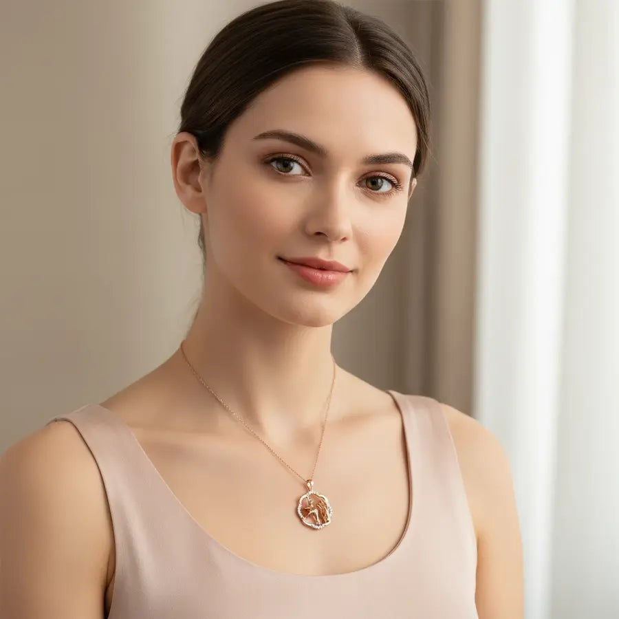 Freedom Bird Gold Pendant