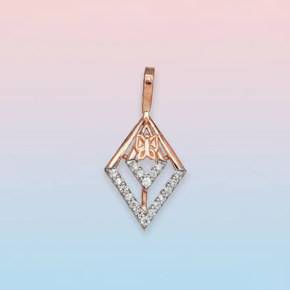 Center Butterfly Gold Pendant