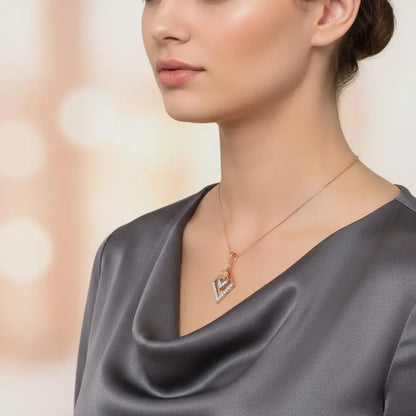 Center Butterfly Gold Pendant