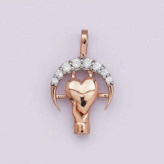 Heart Hold Gold Pendant
