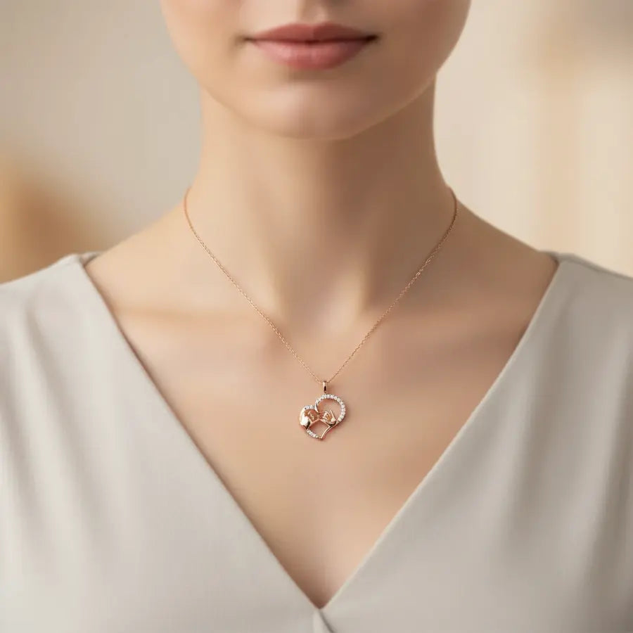 Helping Hands Gold Pendant