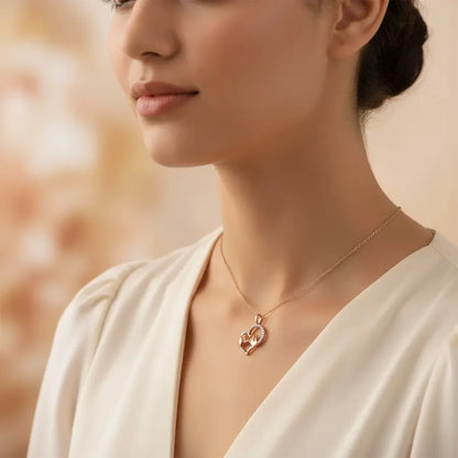 Helping Hands Gold Pendant