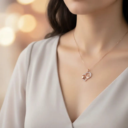 Helping Hands Gold Pendant
