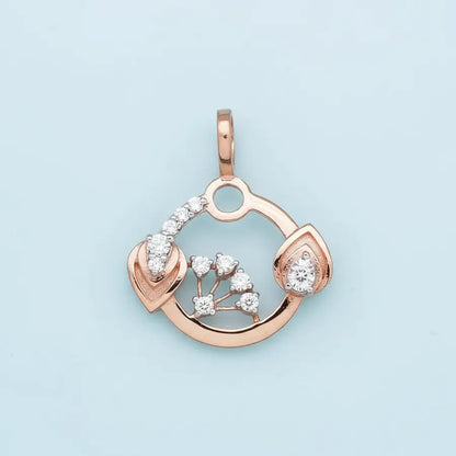 Fresh Leaf Bloom Gold Pendant