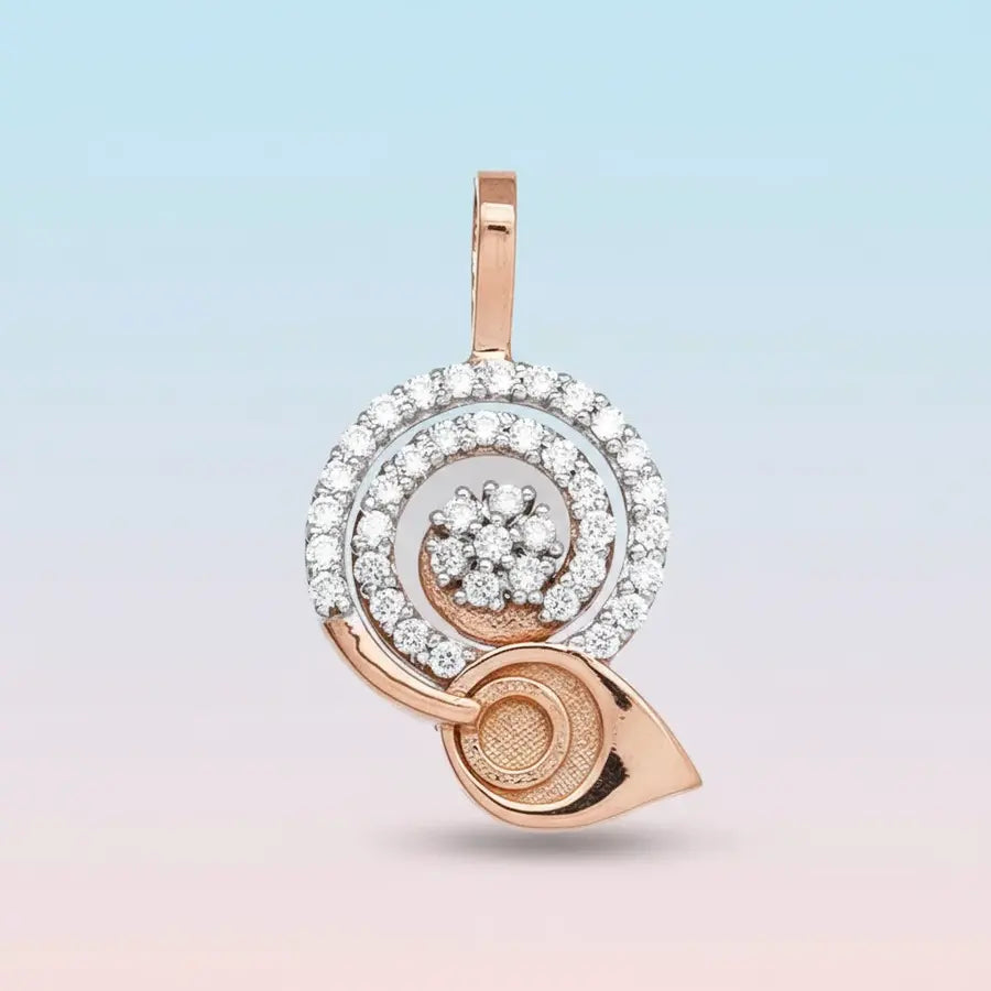 Bloom Cluster Gold Pendant