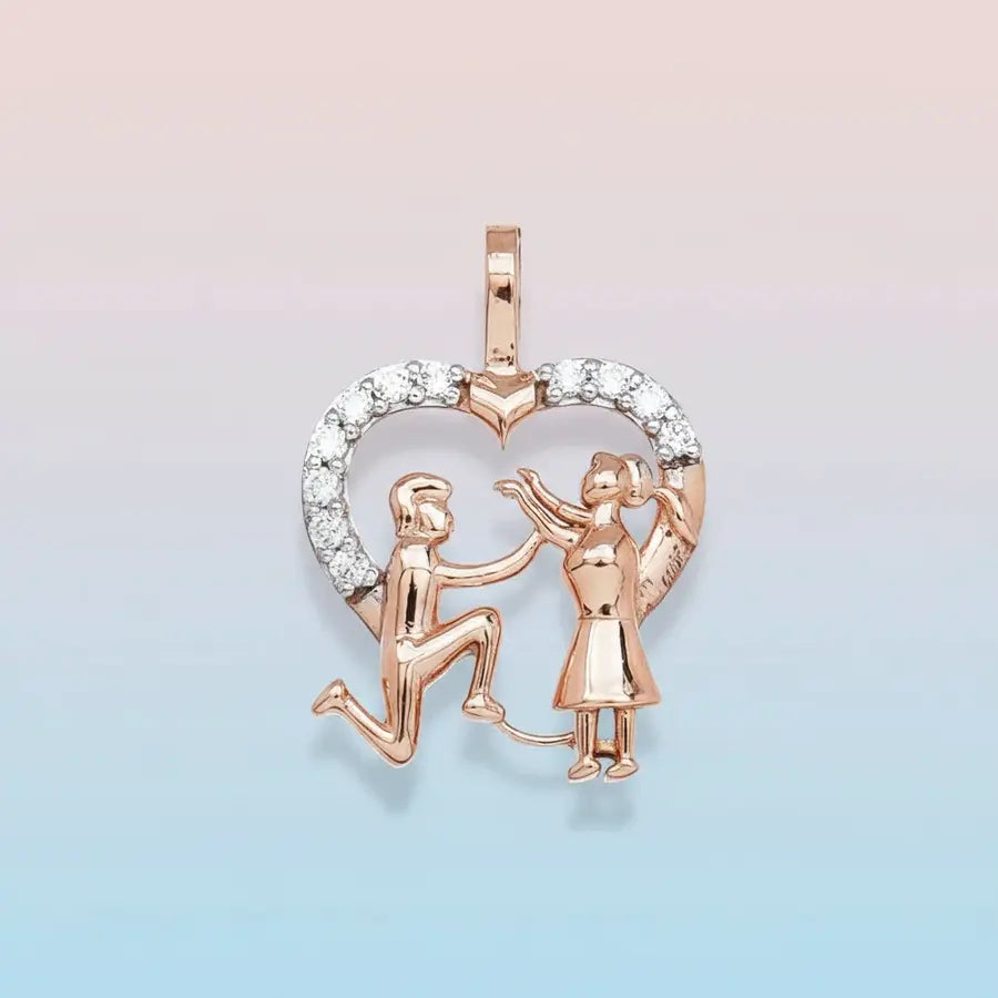 Forever Proposal Gold Pendant