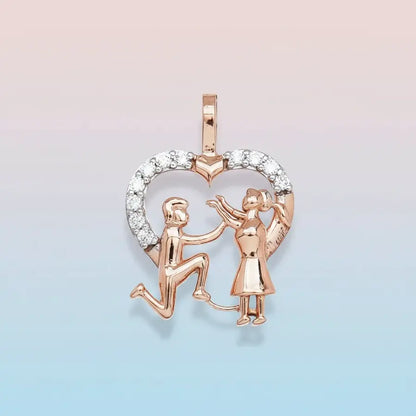Forever Proposal Gold Pendant
