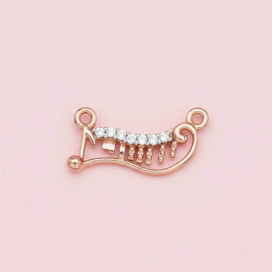 Sweet Notes Gold Pendant