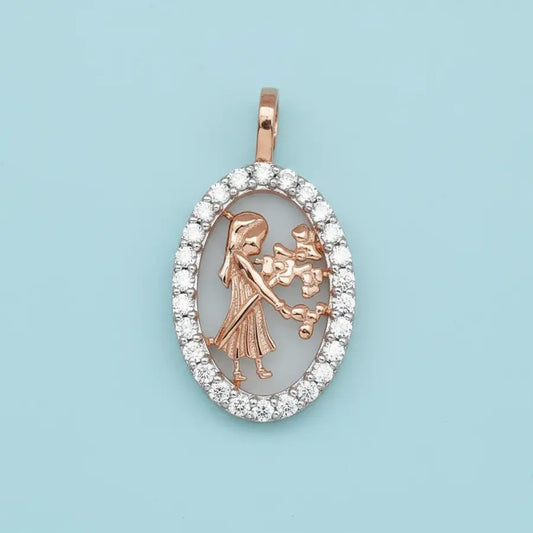 Cherish Flower Admire Gold Pendant