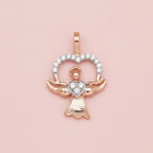 Angel Heart Gold Pendant