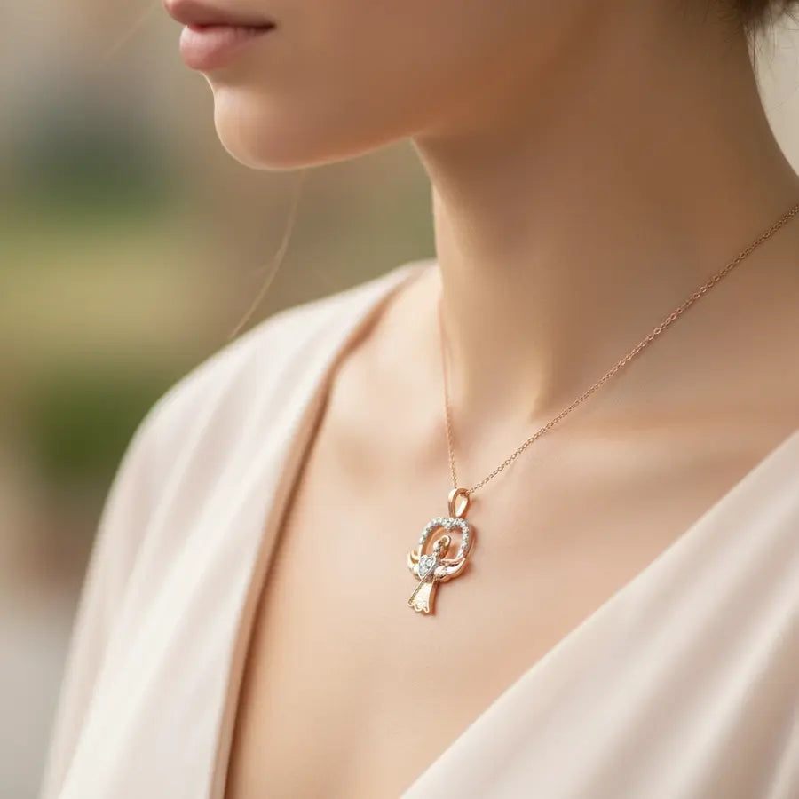 Angel Heart Gold Pendant