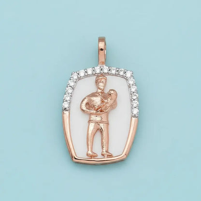 Dad Love Gold Pendant