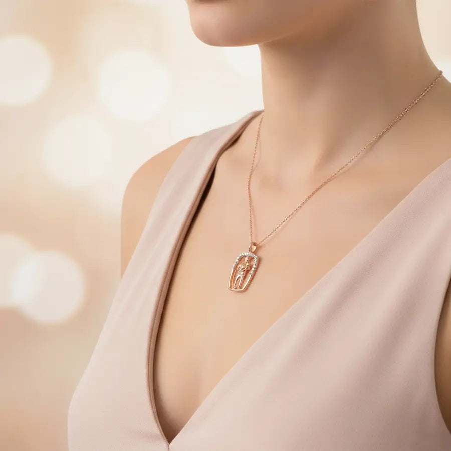 Dad Love Gold Pendant