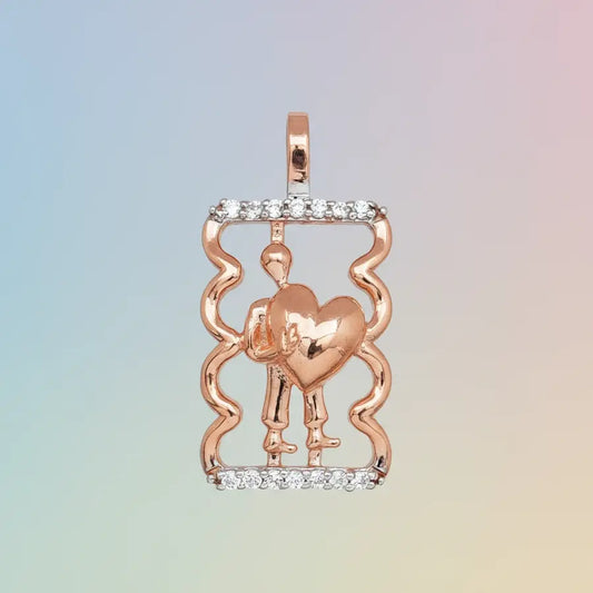 Caring Heart Gold Pendant