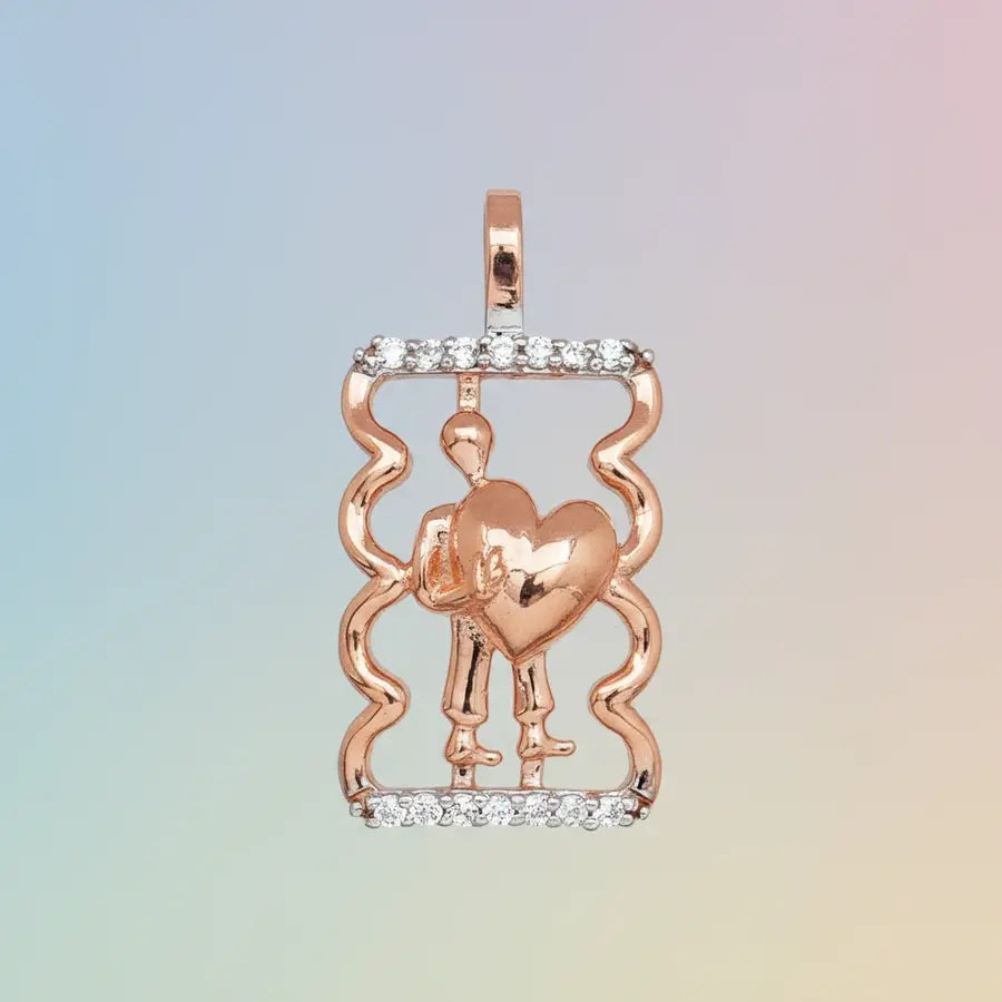 Caring Heart Gold Pendant
