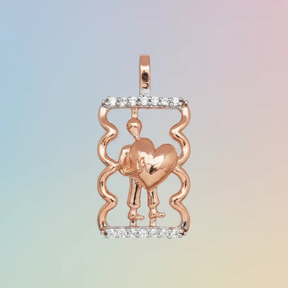 Caring Heart Gold Pendant