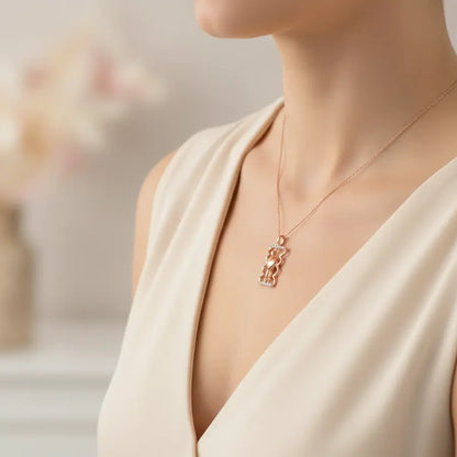 Caring Heart Gold Pendant