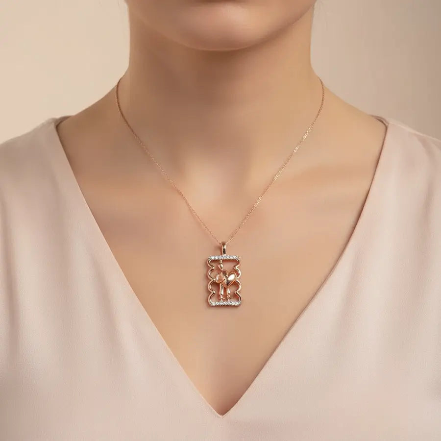Caring Heart Gold Pendant