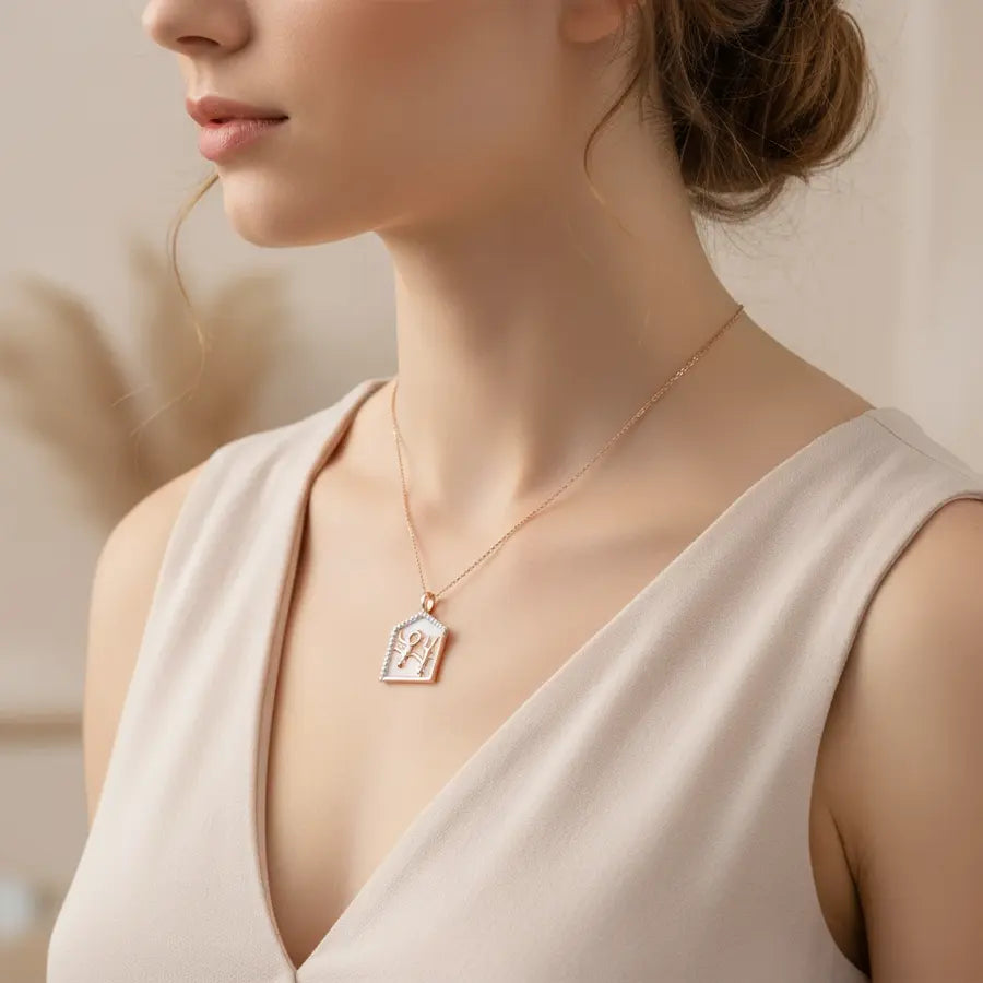Wheelchair Support Gold Pendant