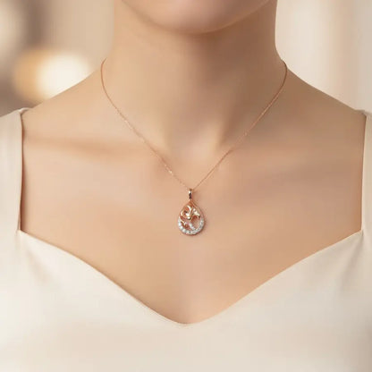 Classic Floral Gold Pendant