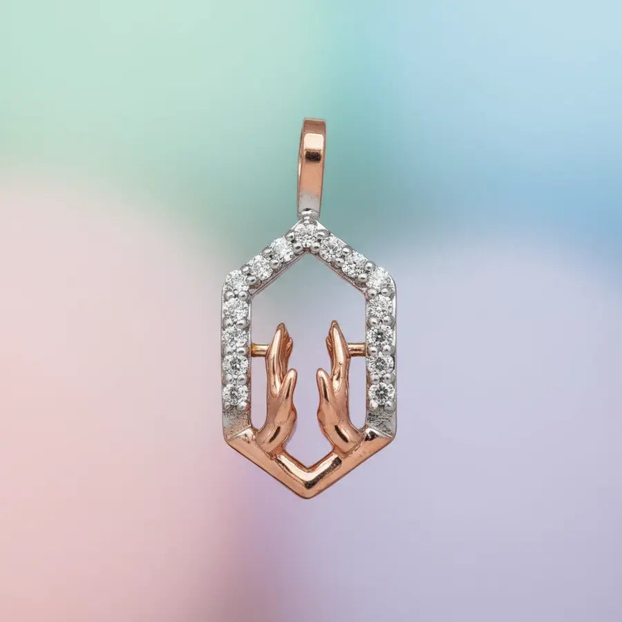 High-Five Joy Gold Pendant