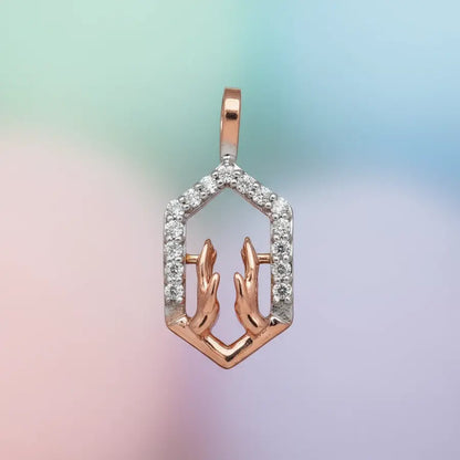 High-Five Joy Gold Pendant