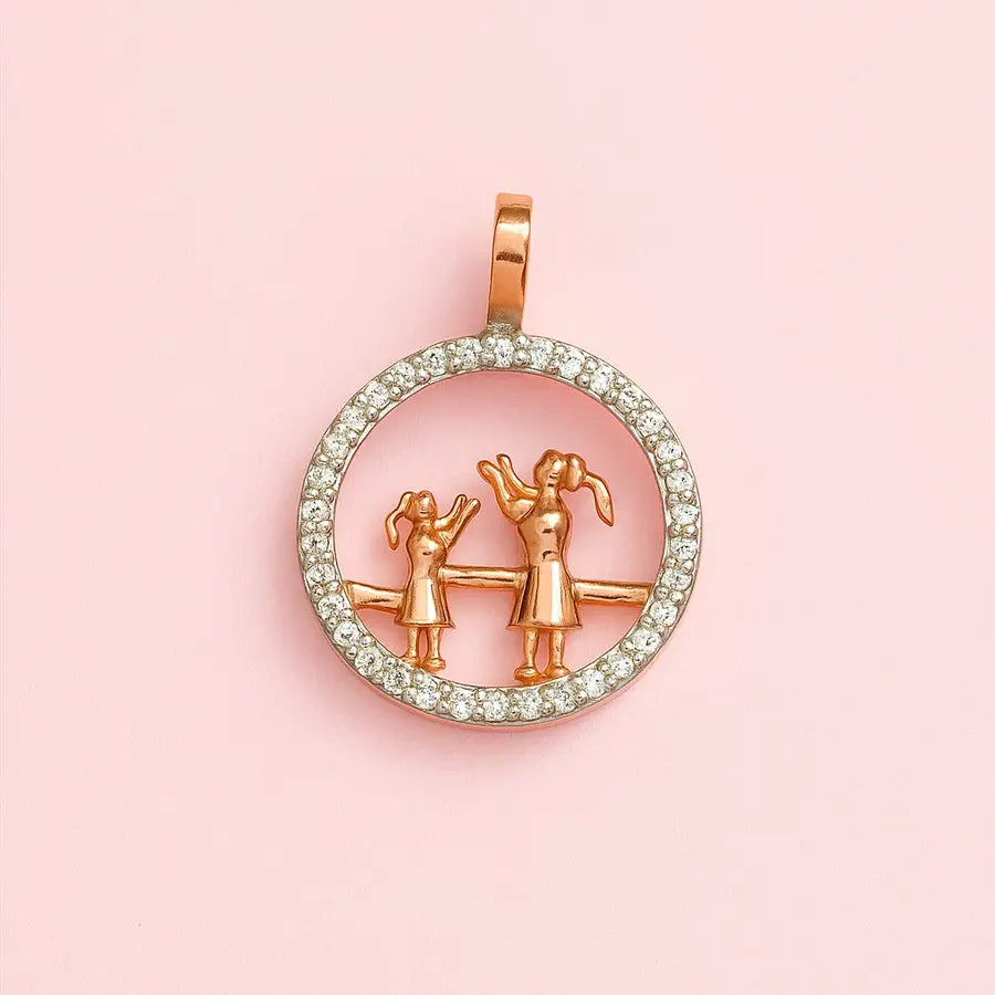 Raised Hands Joy Gold Pendant