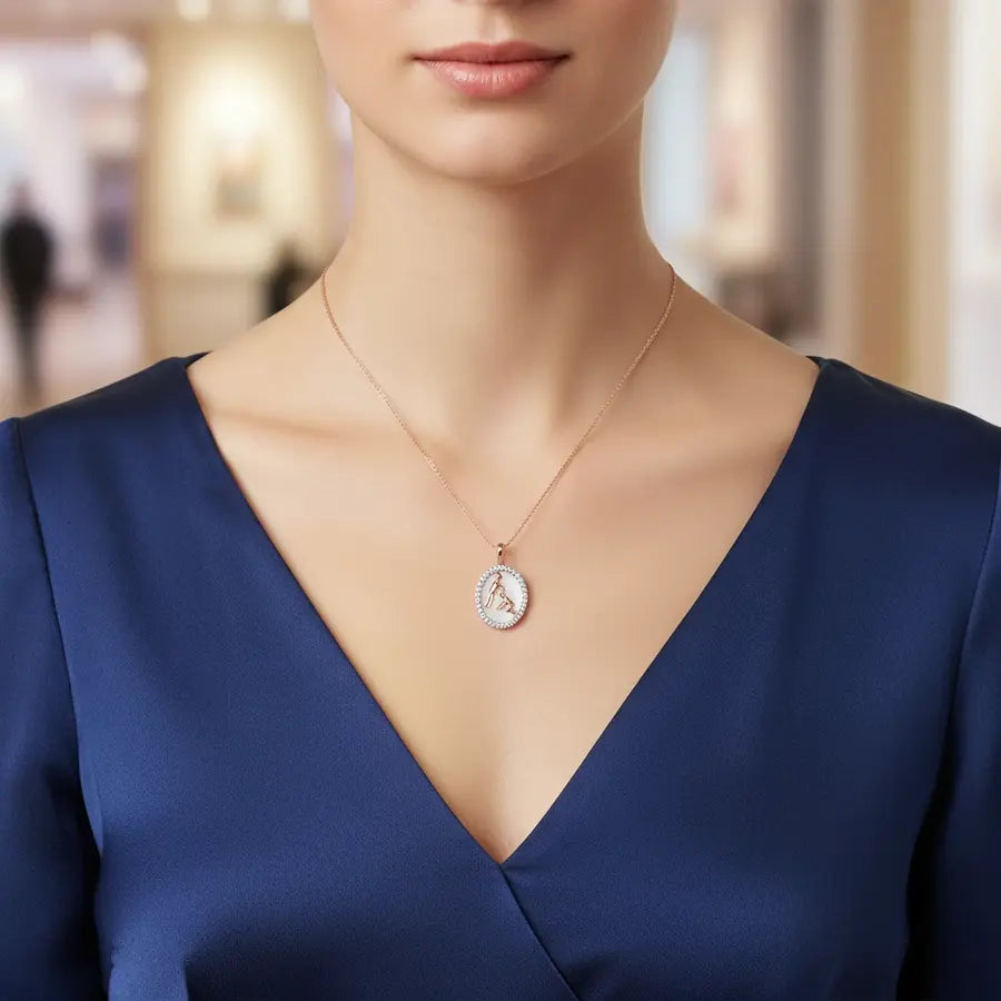 Blessing Gold Pendant
