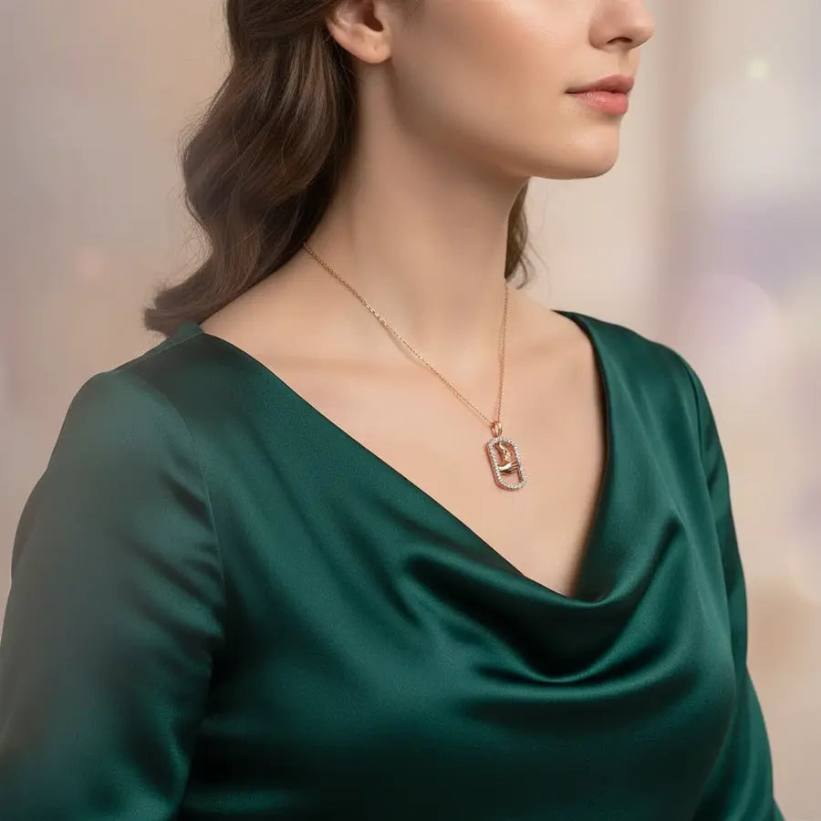 Light Bearer Gold Pendant