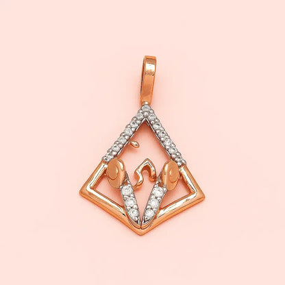 Music Symbol Gold Pendant