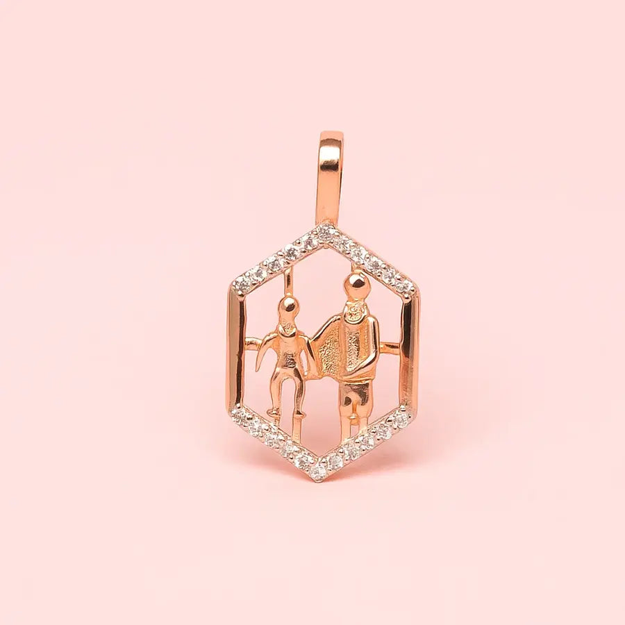 Road Help Gold Pendant