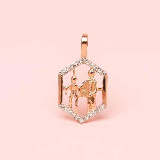 Road Help Gold Pendant