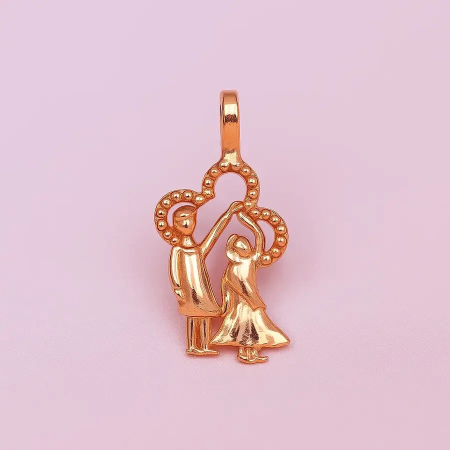 Dance Twirl Gold Pendant