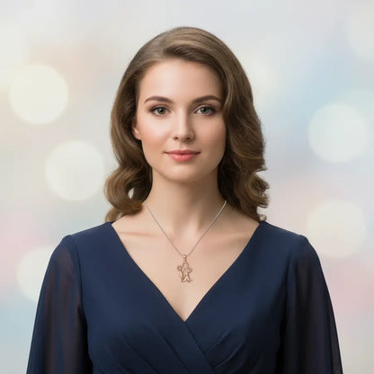 Dance Twirl Gold Pendant
