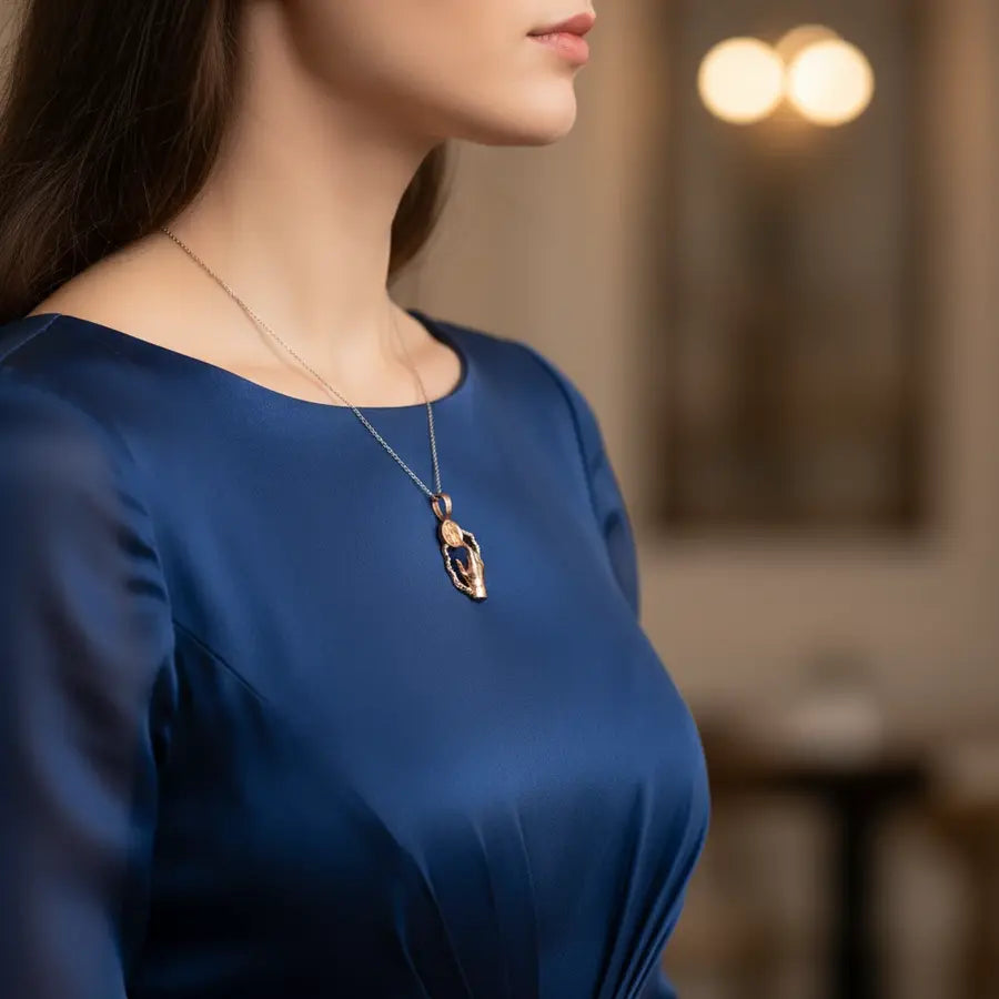 Point of Prosperity Gold Pendant