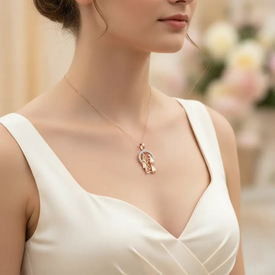 Wedding Garland Gold Pendant