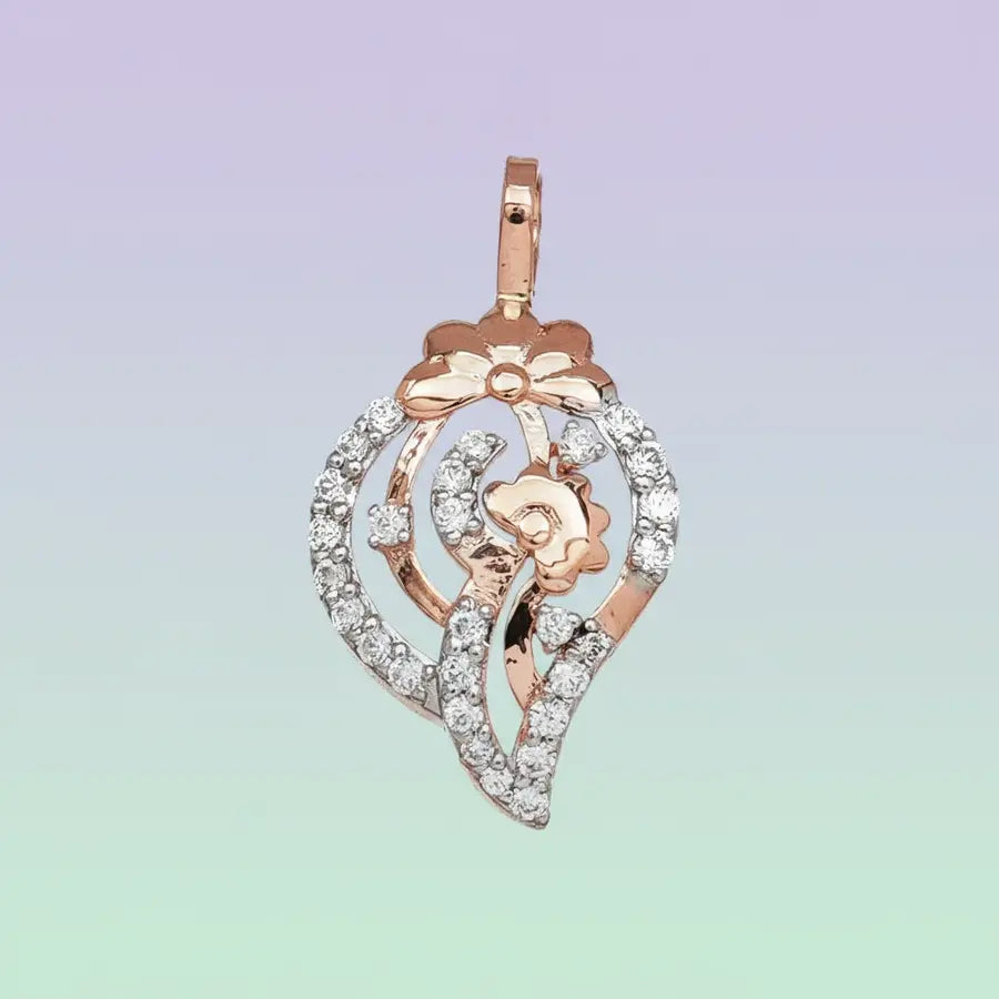 Shell Flower Gold Pendant
