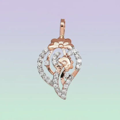 Shell Flower Gold Pendant