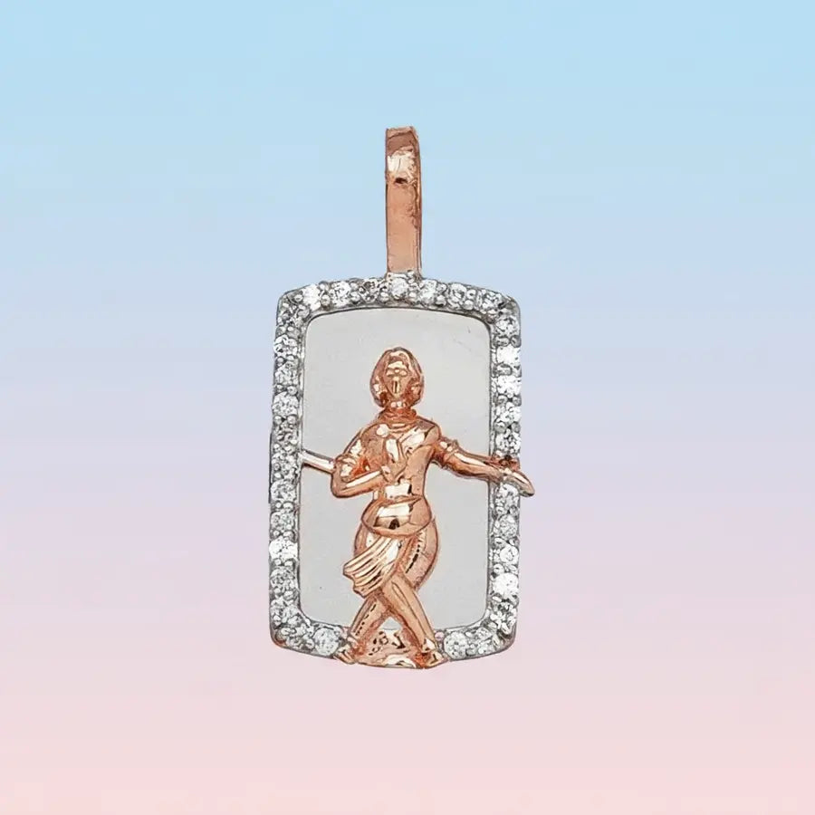 Araimandi Bharathanatyam Pose Gold Pendant