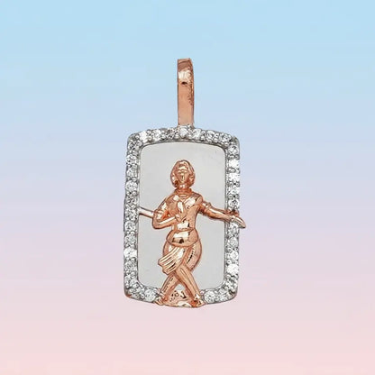 Araimandi Bharathanatyam Pose Gold Pendant