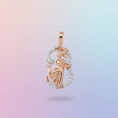 Bharathanatyam Gold Pendant