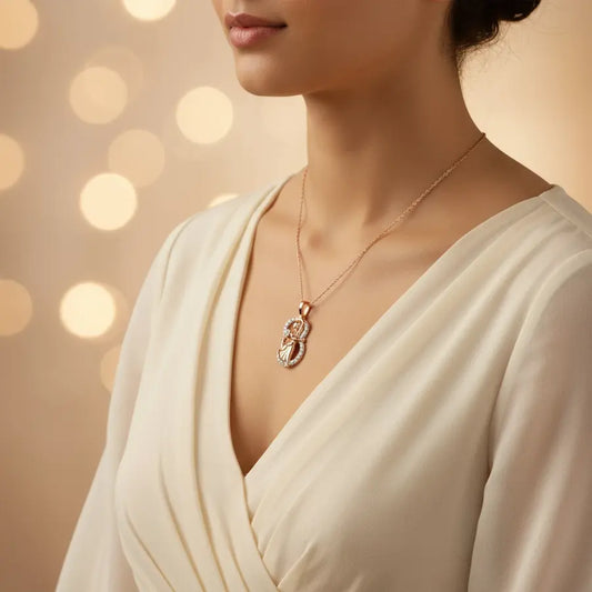 Bharathanatyam Gold Pendant
